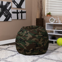 Flash Furniture DG-BEAN-SMALL-CAMO-GG Small Camouflage Kids Bean Bag Chair 